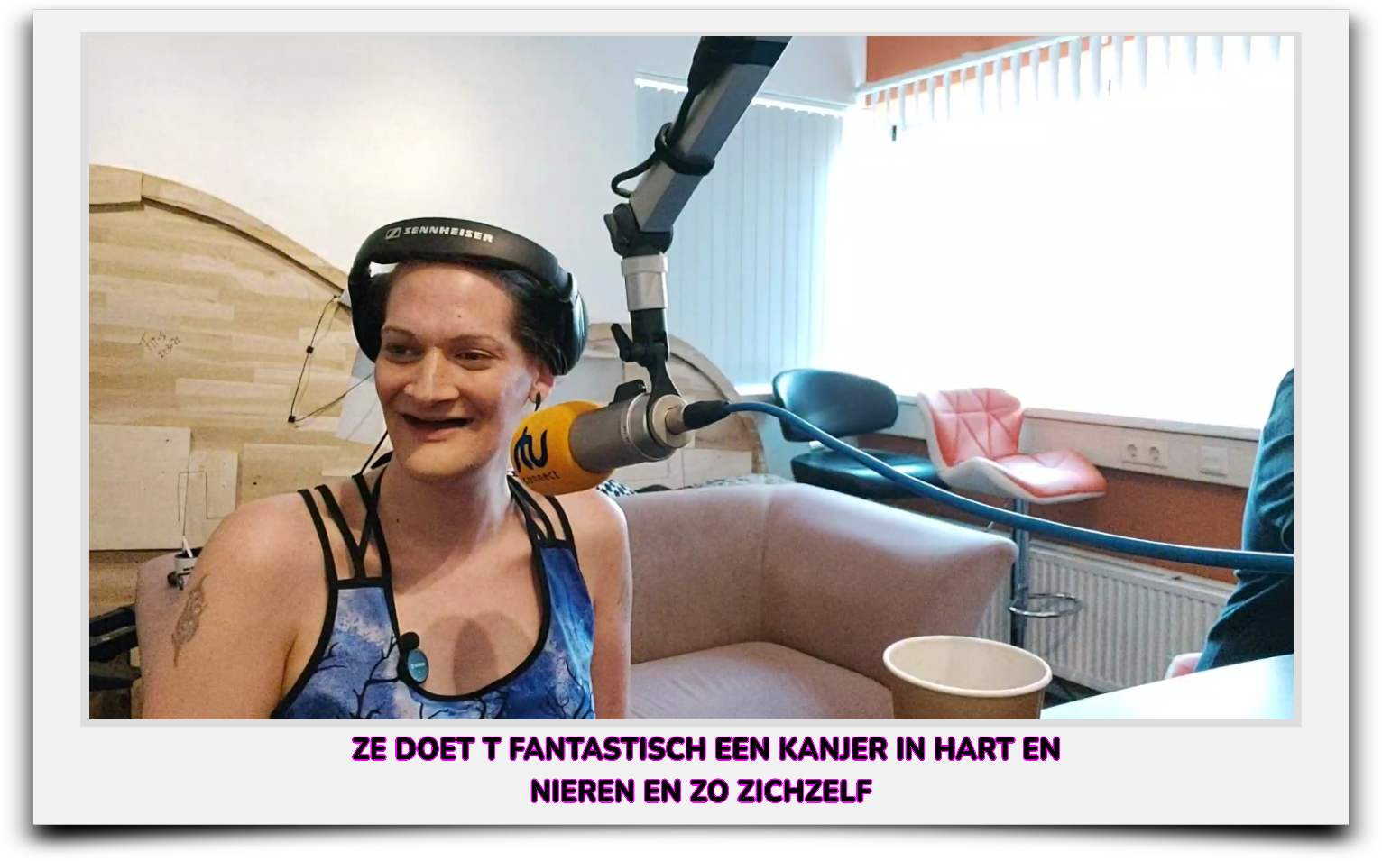 Didi bij de radio!