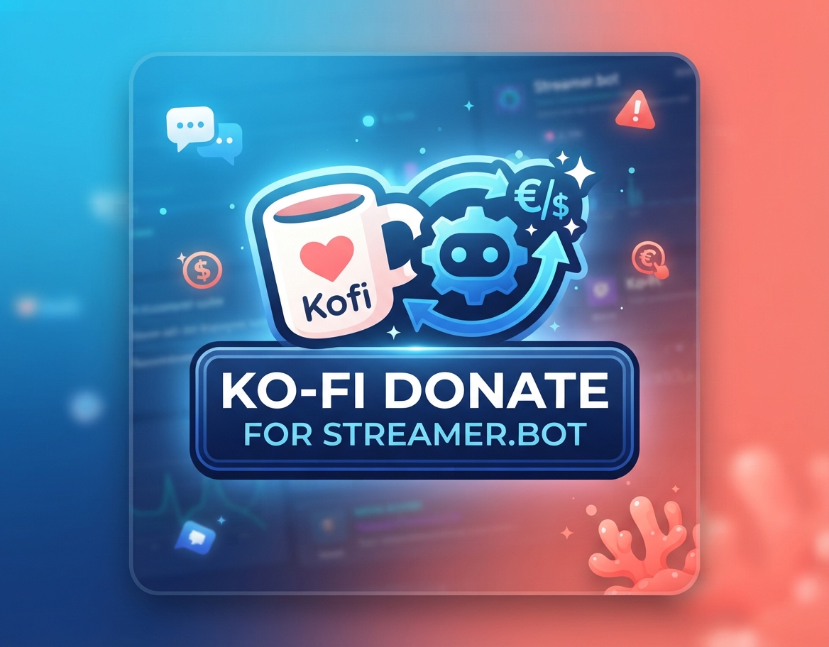 Ko-Fi Donate (Free) voor Streamer.Bot